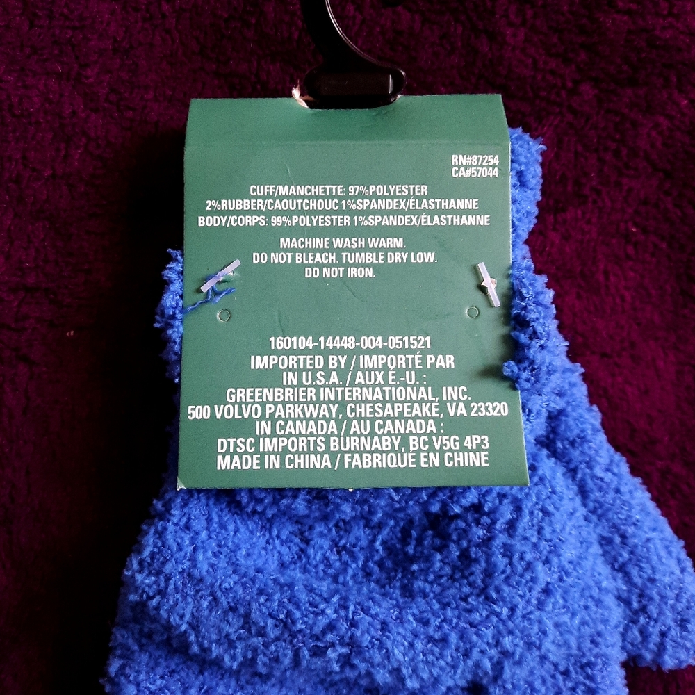 Snugadoo Blue Kids Mittens - Picture 2 of 2